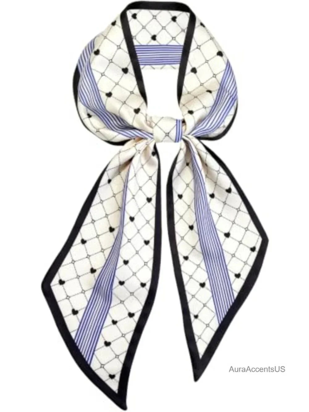 Satin Silk Scarf for Women, Versatile Hair Neck Scarf, Chic Fashion Accessory